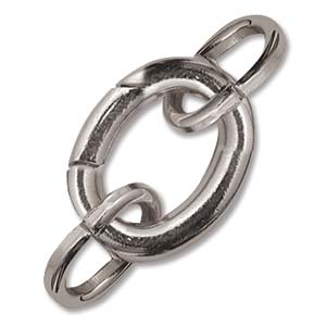 Silver 15x20mm Clasp