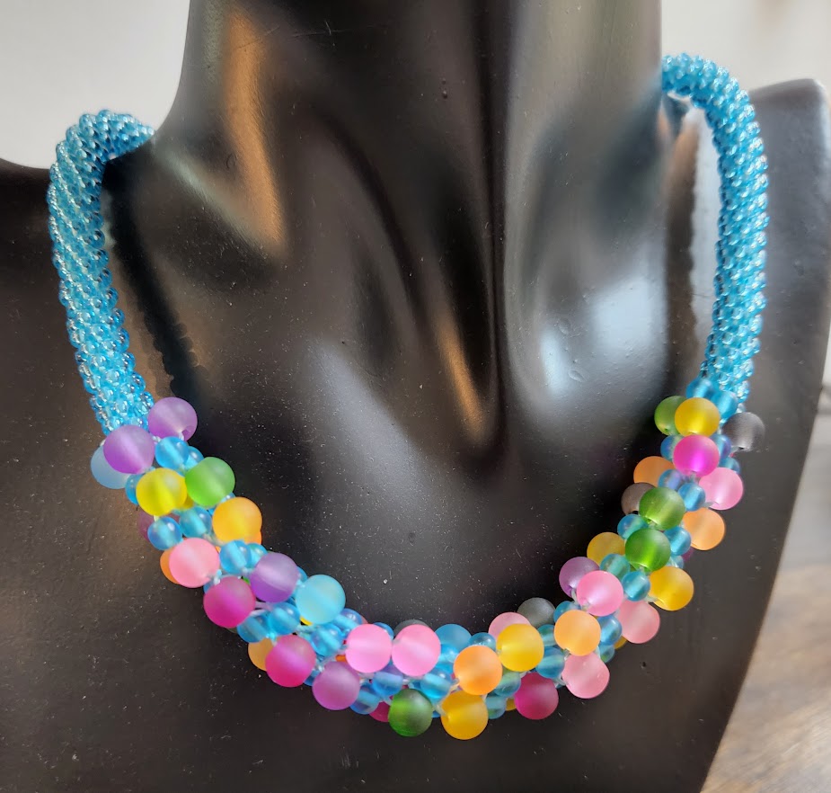 FruitLoops Necklace Instructions Kumihimo With Beads